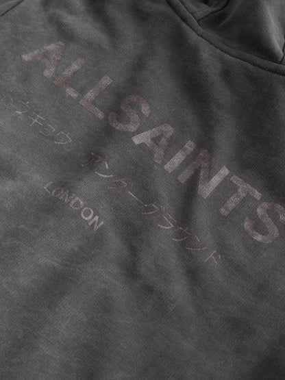smALLSAINTS Charcoal Grey Underground Oversized Pullover Hoodie - image 10