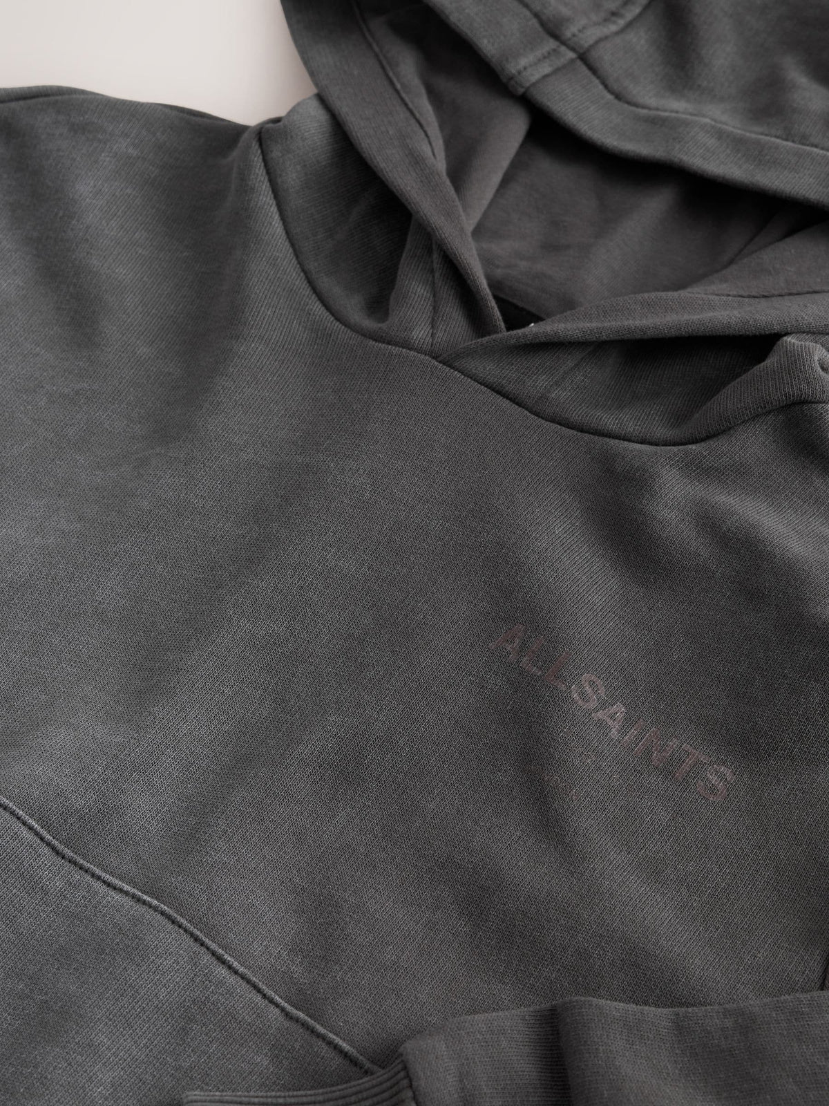 smALLSAINTS Charcoal Grey Underground Oversized Pullover Hoodie - image 9