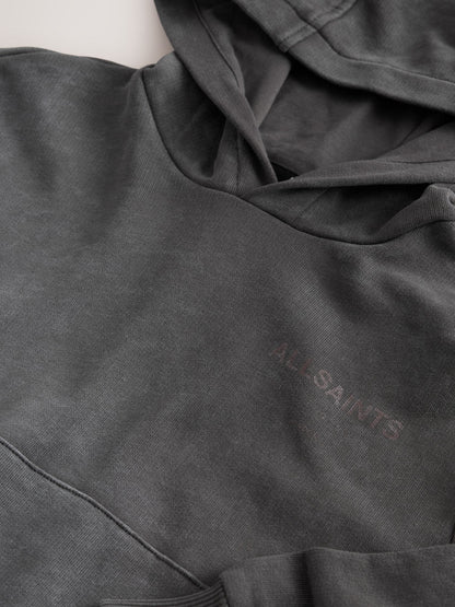 smALLSAINTS Charcoal Grey Underground Oversized Pullover Hoodie - image 9