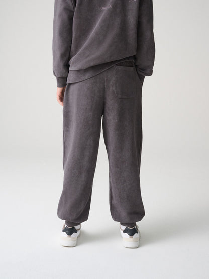 smALLSAINTS Charcoal Grey Underground Barrel Leg Joggers - image 2