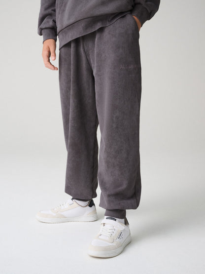 smALLSAINTS Charcoal Grey Underground Barrel Leg Joggers - image 4