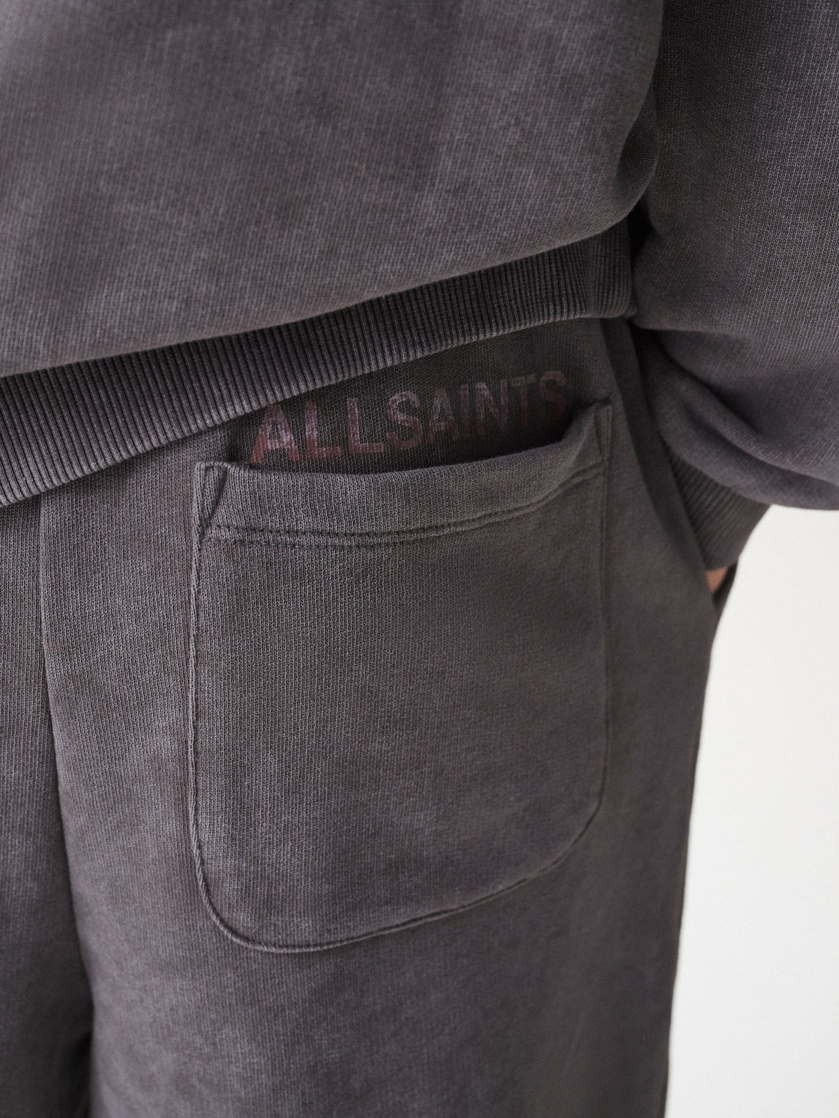 smALLSAINTS Charcoal Grey Underground Barrel Leg Joggers - image 5