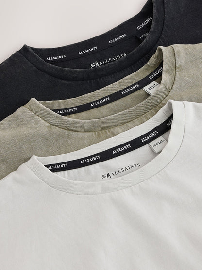 smALLSAINTS Washed Grey/Black Logo Crew Relaxed T-Shirts 3 Pack - image 7