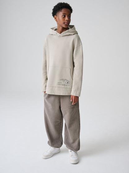 smALLSAINTS Stone Stamp Oversized Hoodie and Joggers Set - image 1