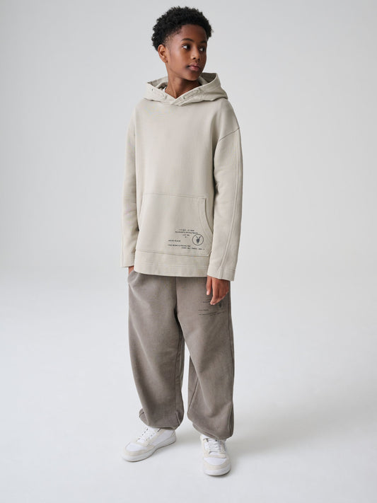 smALLSAINTS Stone Stamp Oversized Hoodie and Joggers Set - image 1