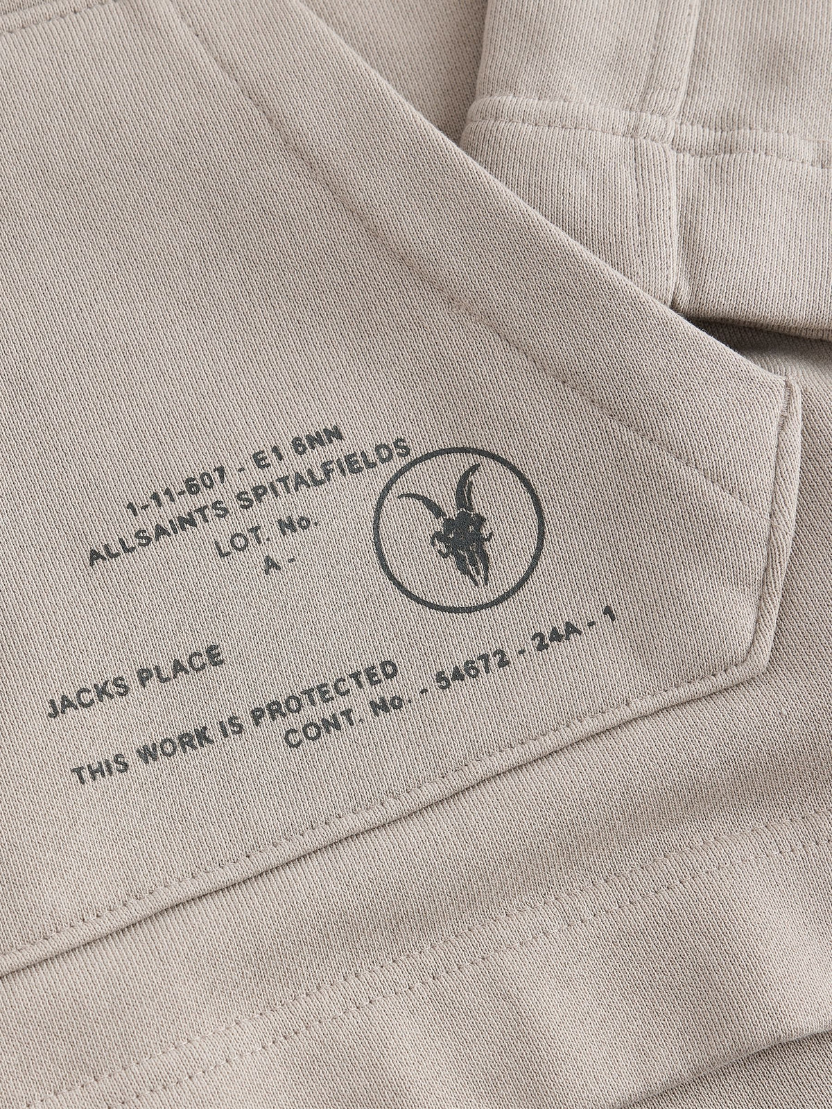 smALLSAINTS Stone Stamp Oversized Hoodie and Joggers Set - image 14
