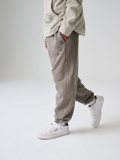 smALLSAINTS Stone Stamp Oversized Hoodie and Joggers Set - image 3