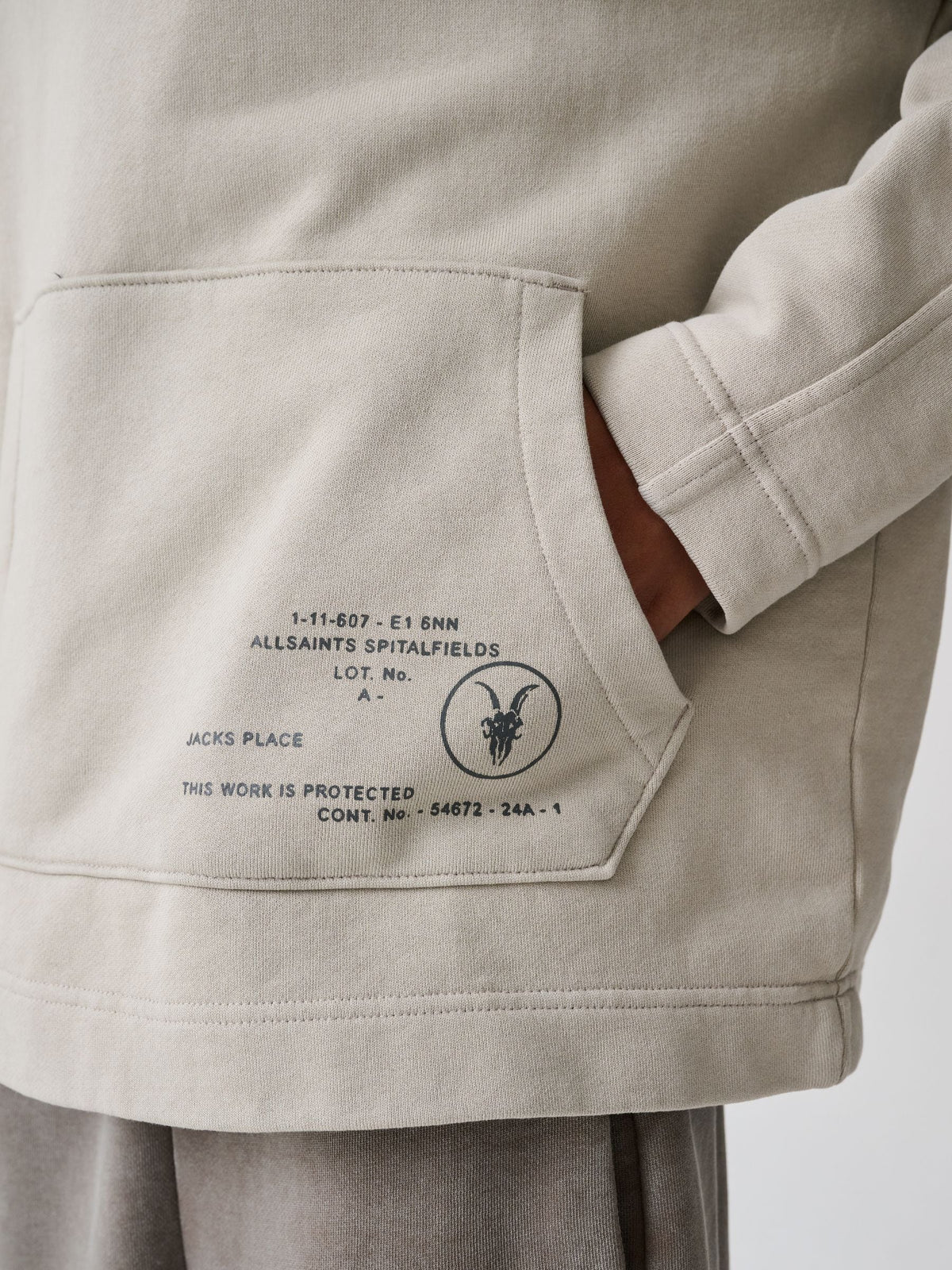 smALLSAINTS Stone Stamp Oversized Hoodie and Joggers Set - image 6