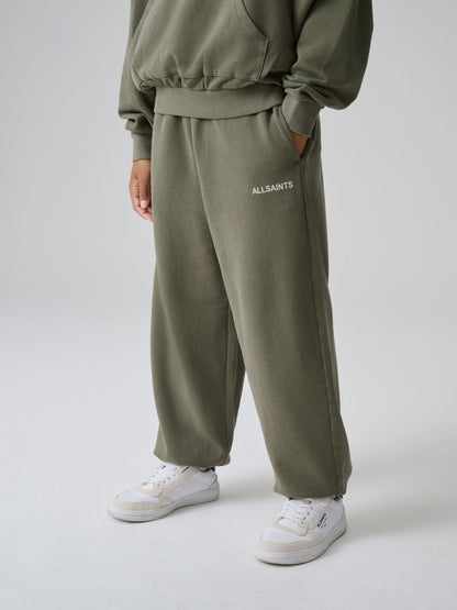 SmALLSAINTS Khaki Green Block Logo Washed Hoodie and Jogger Set - image 2