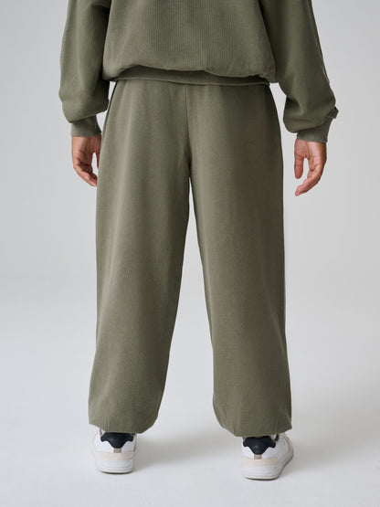 SmALLSAINTS Khaki Green Block Logo Washed Hoodie and Jogger Set - image 6