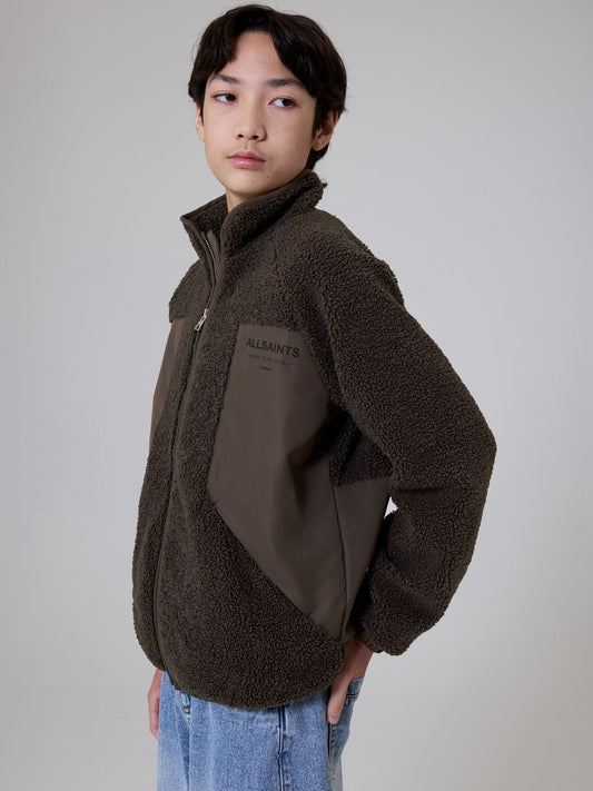 smALLSAINTS Brown Underground Washed Fleece - image 2