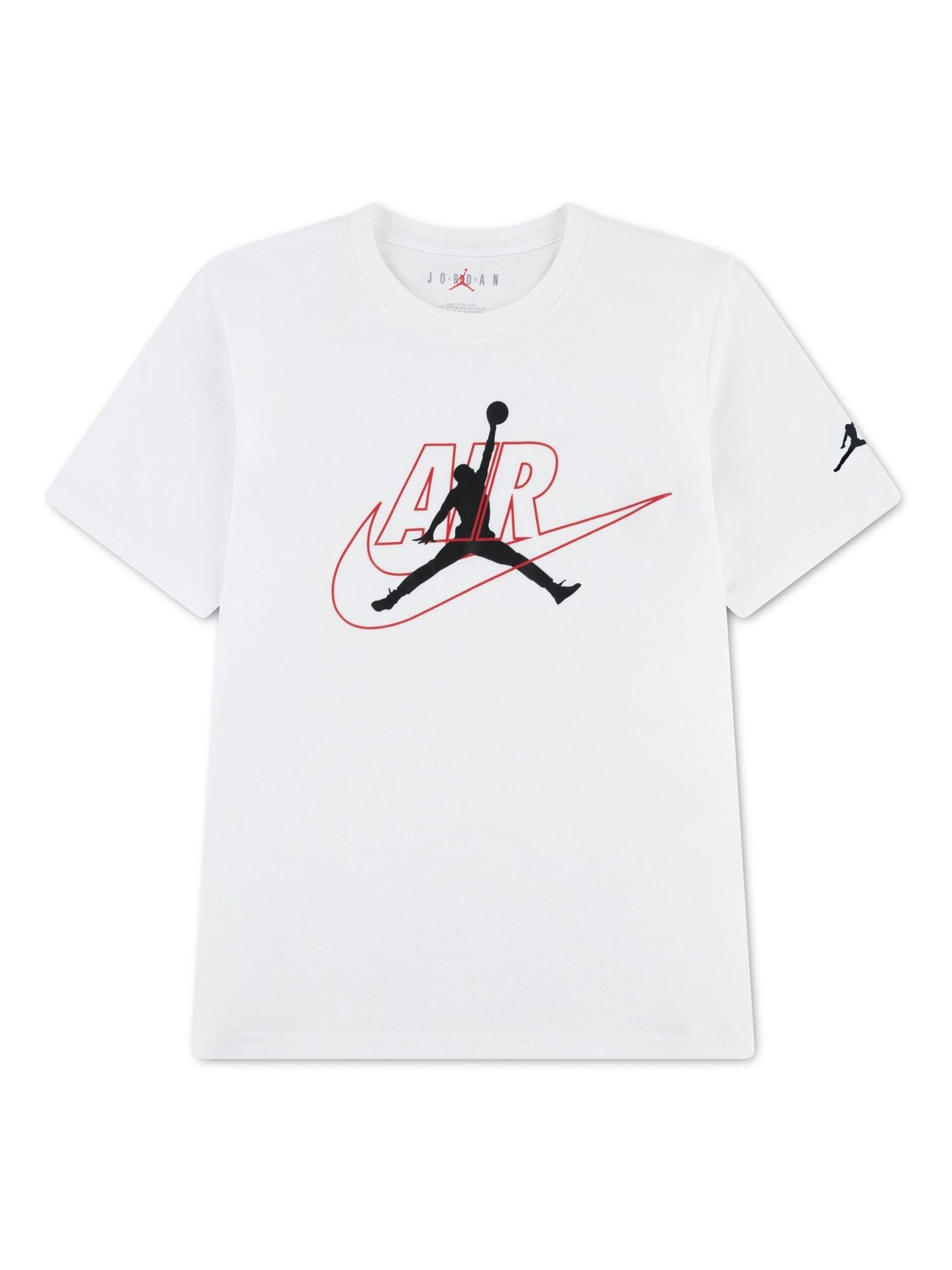 Dsiney Kidz - Jordan White Air Swoosh Fleece T-Shirt image 1