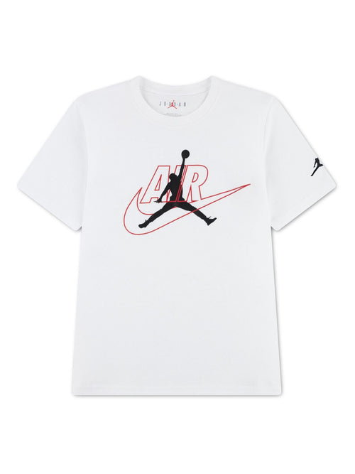 Dsiney Kidz - Jordan White Air Swoosh Fleece T-Shirt image 1