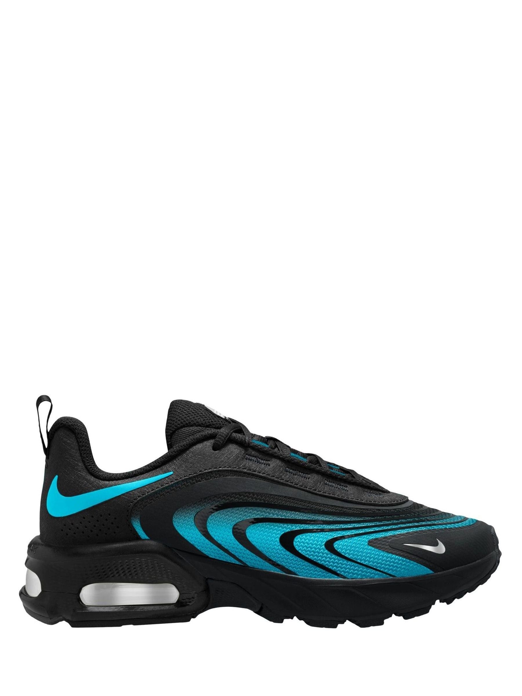 Nike Black Gamma Blue Youth Air Max Fire Trainers image 1