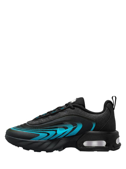 Nike Black Gamma Blue Youth Air Max Fire Trainers image 2