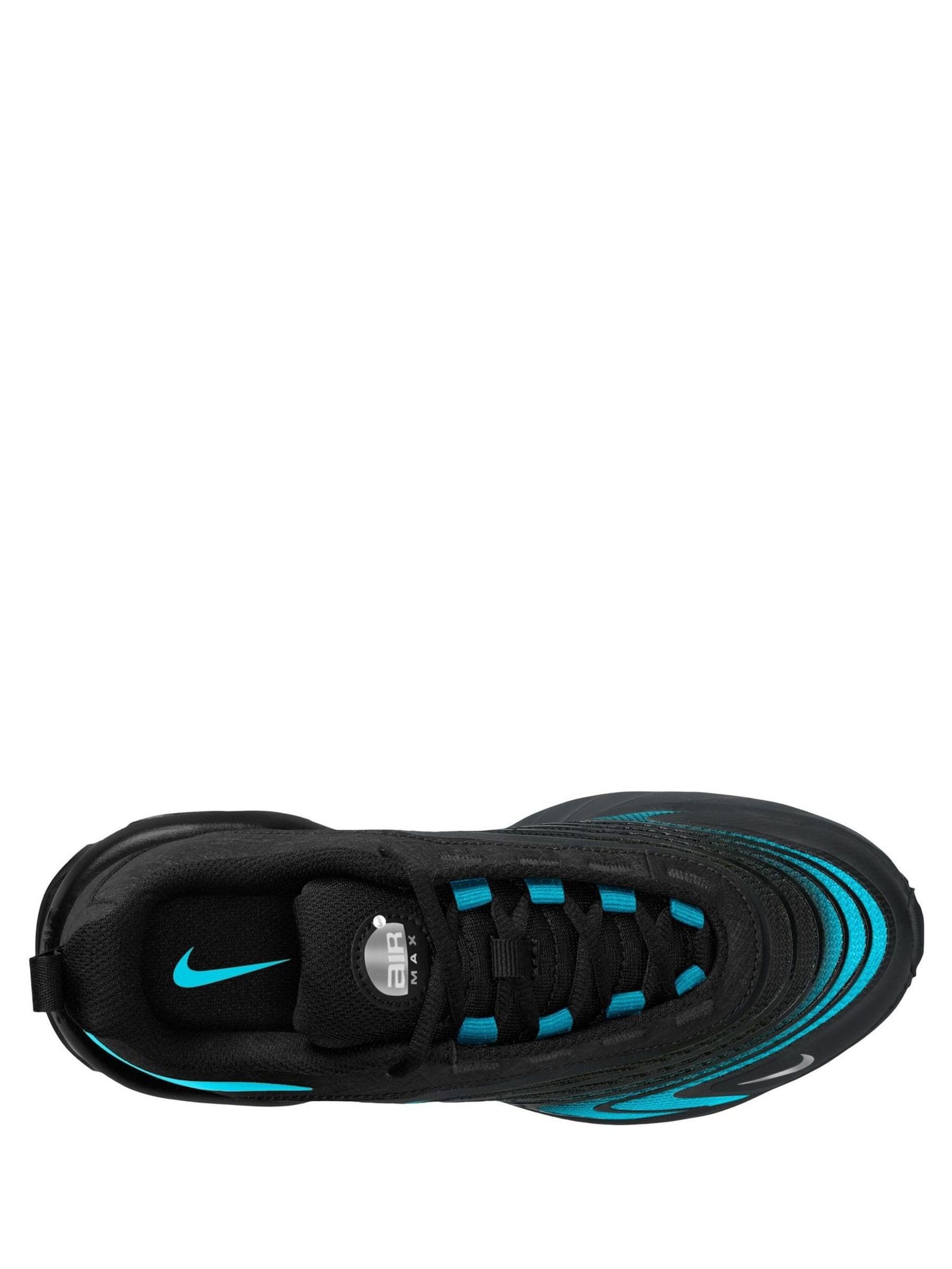 Nike Black Gamma Blue Youth Air Max Fire Trainers image 3