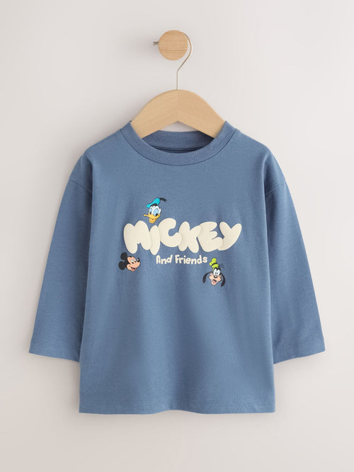 Dsiney Kidz - Blue Mickey Mouse Long Sleeve T-Shirt (3mths-8yrs) image 1