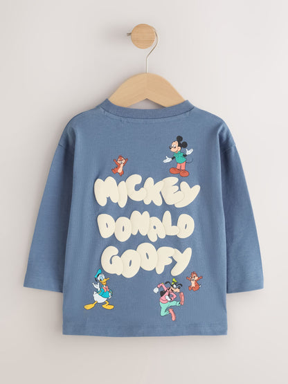 Dsiney Kidz - Blue Mickey Mouse Long Sleeve T-Shirt (3mths-8yrs) image 2