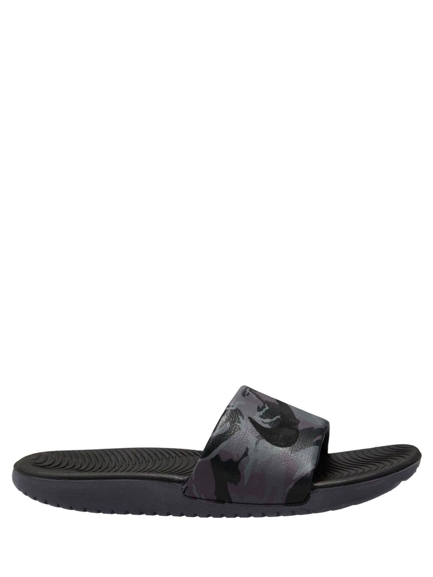 Nike Black Camo Kawa Junior/Youth Sliders image 1
