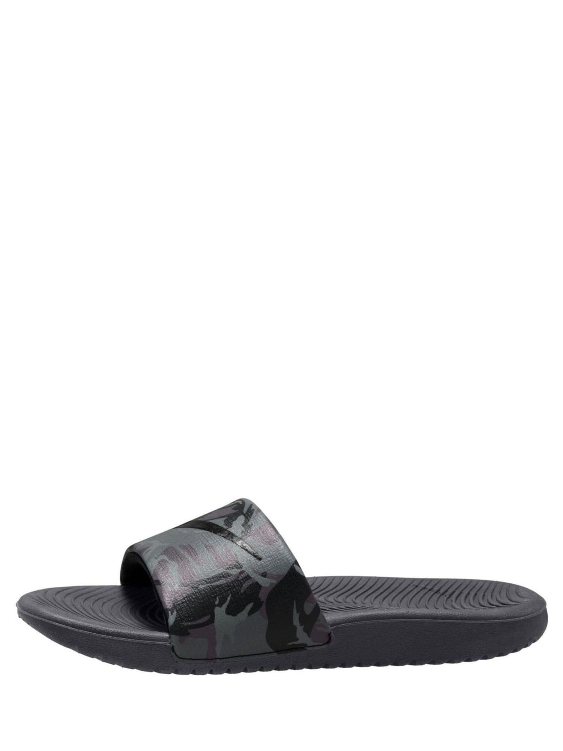 Nike Black Camo Kawa Junior/Youth Sliders image 2