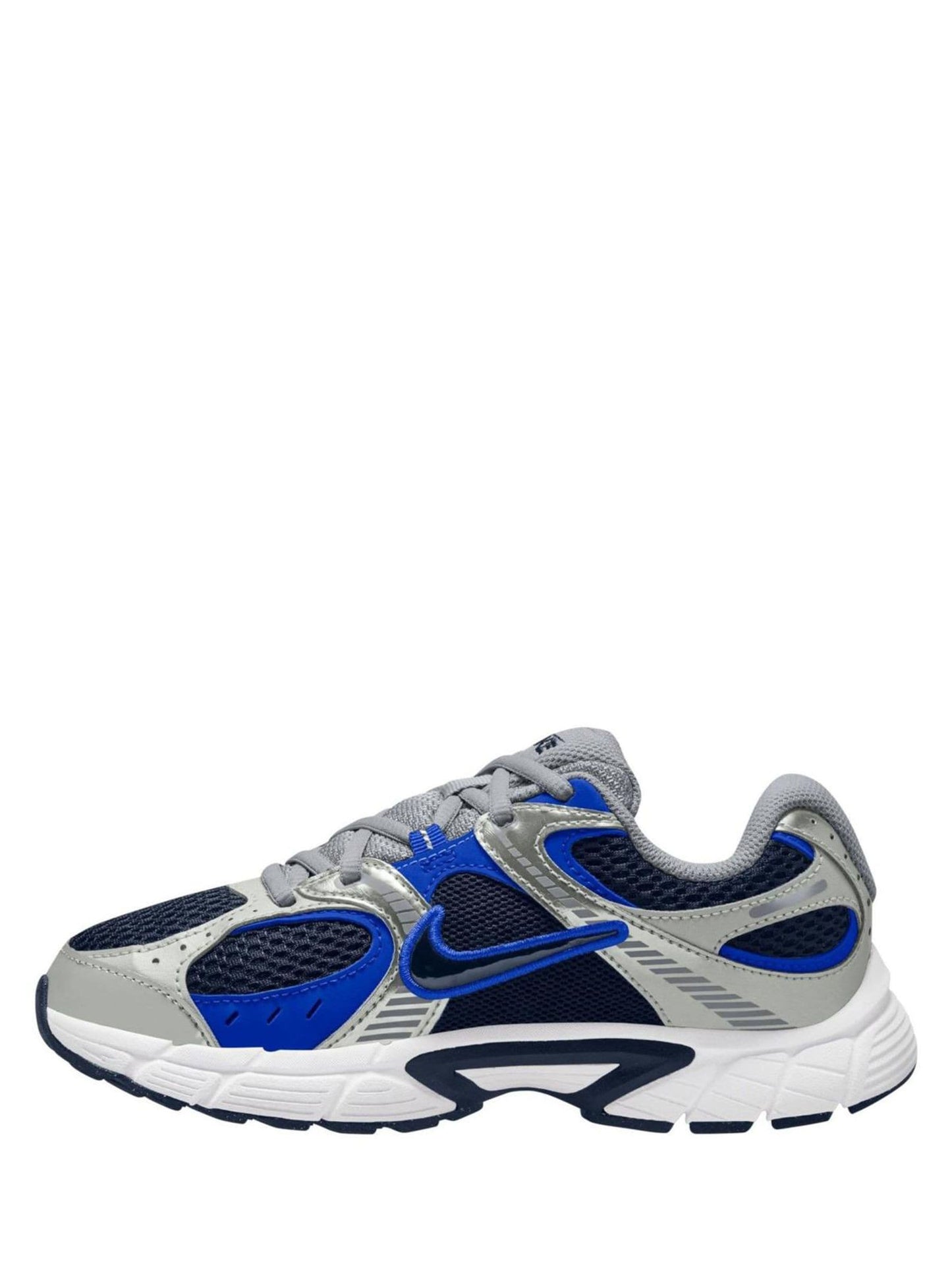 Nike Blue Silver Black Youth V5 Runner Trainers image 2