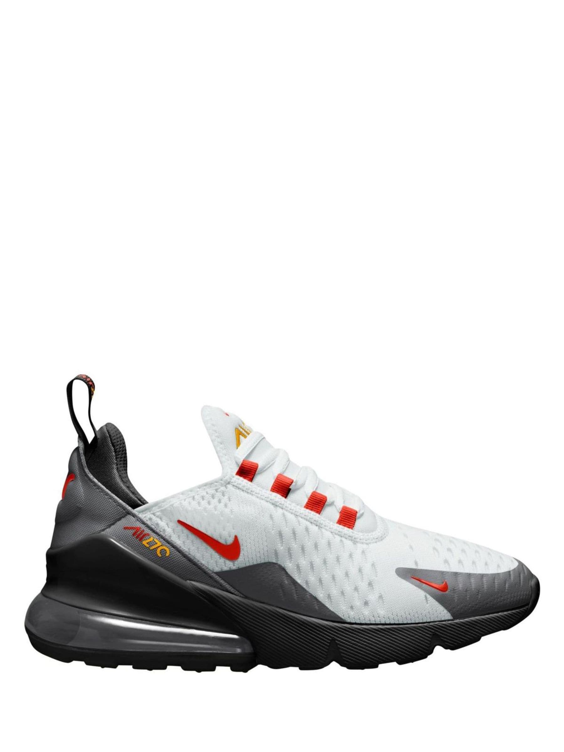 Nike Black/White Picante Red Youth Air Max 270 Trainers image 1