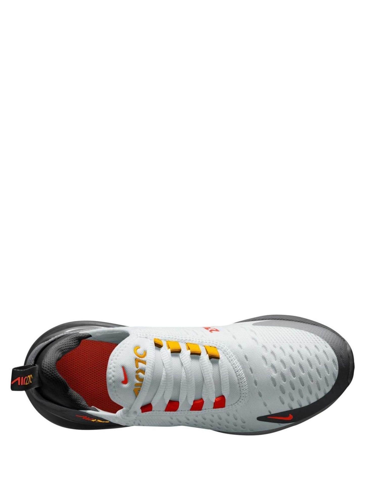 Nike Black/White Picante Red Youth Air Max 270 Trainers image 3
