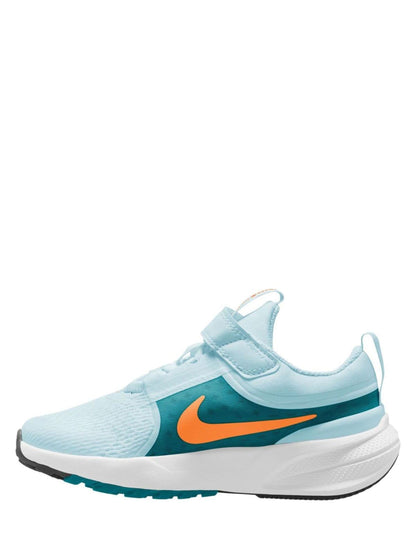 Nike Blue Total Orange Junior Star Runner 5 Trainers image 2