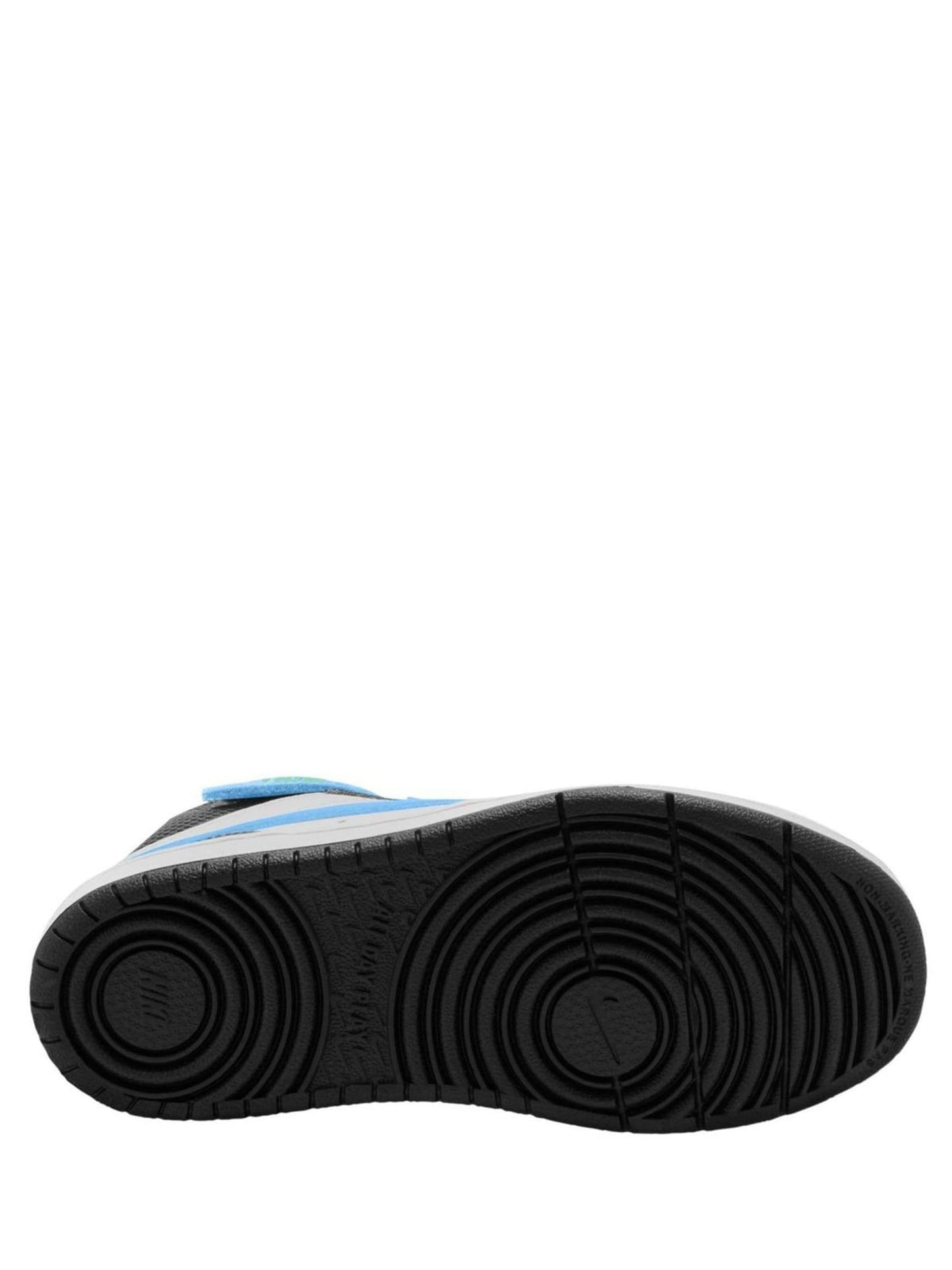 Nike White/Black Football Blue Junior Court Borough Mid Trainers image 3