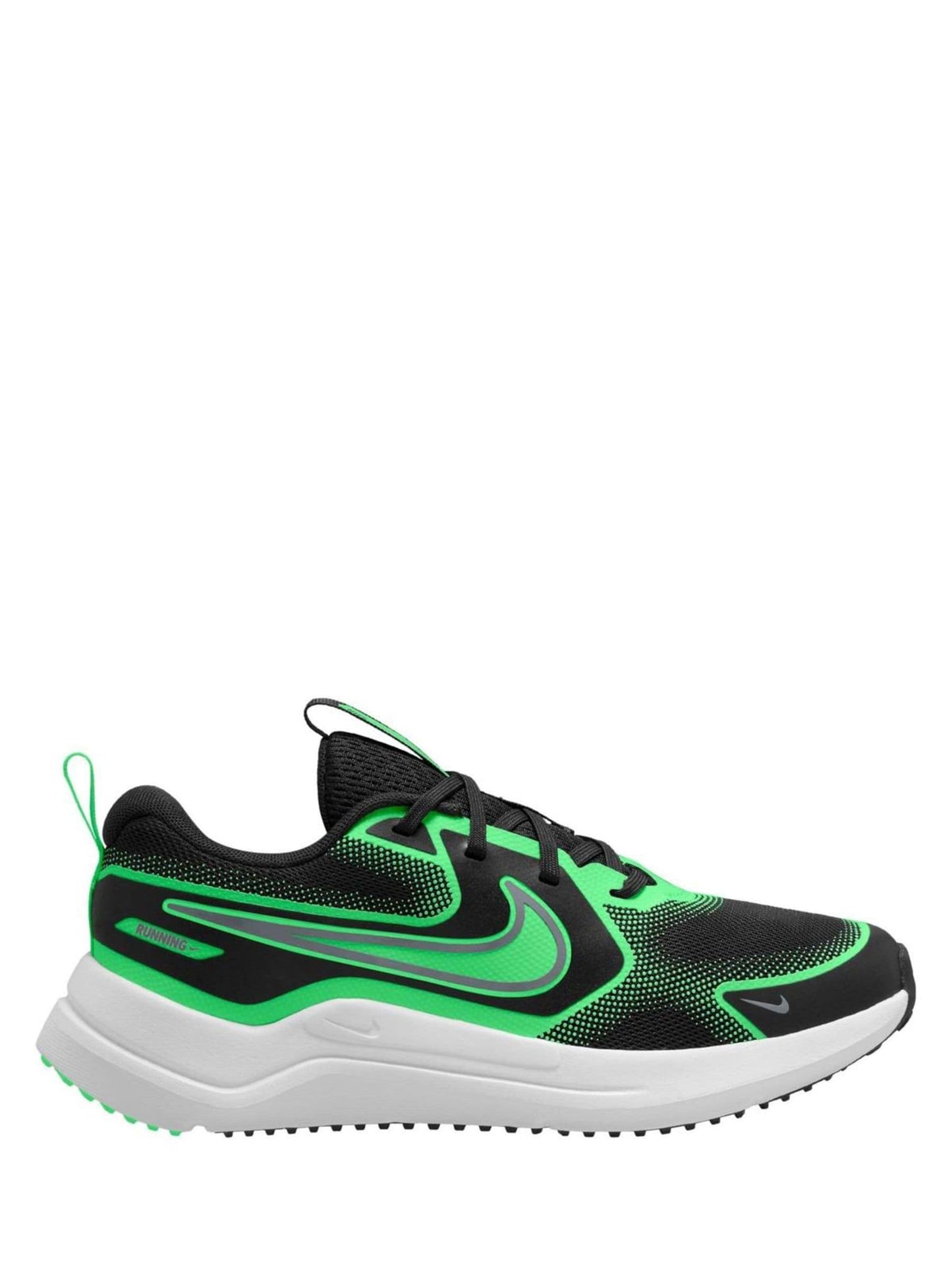 Nike Black/Illusion Green Youth Cosmic Running Trainers image 1