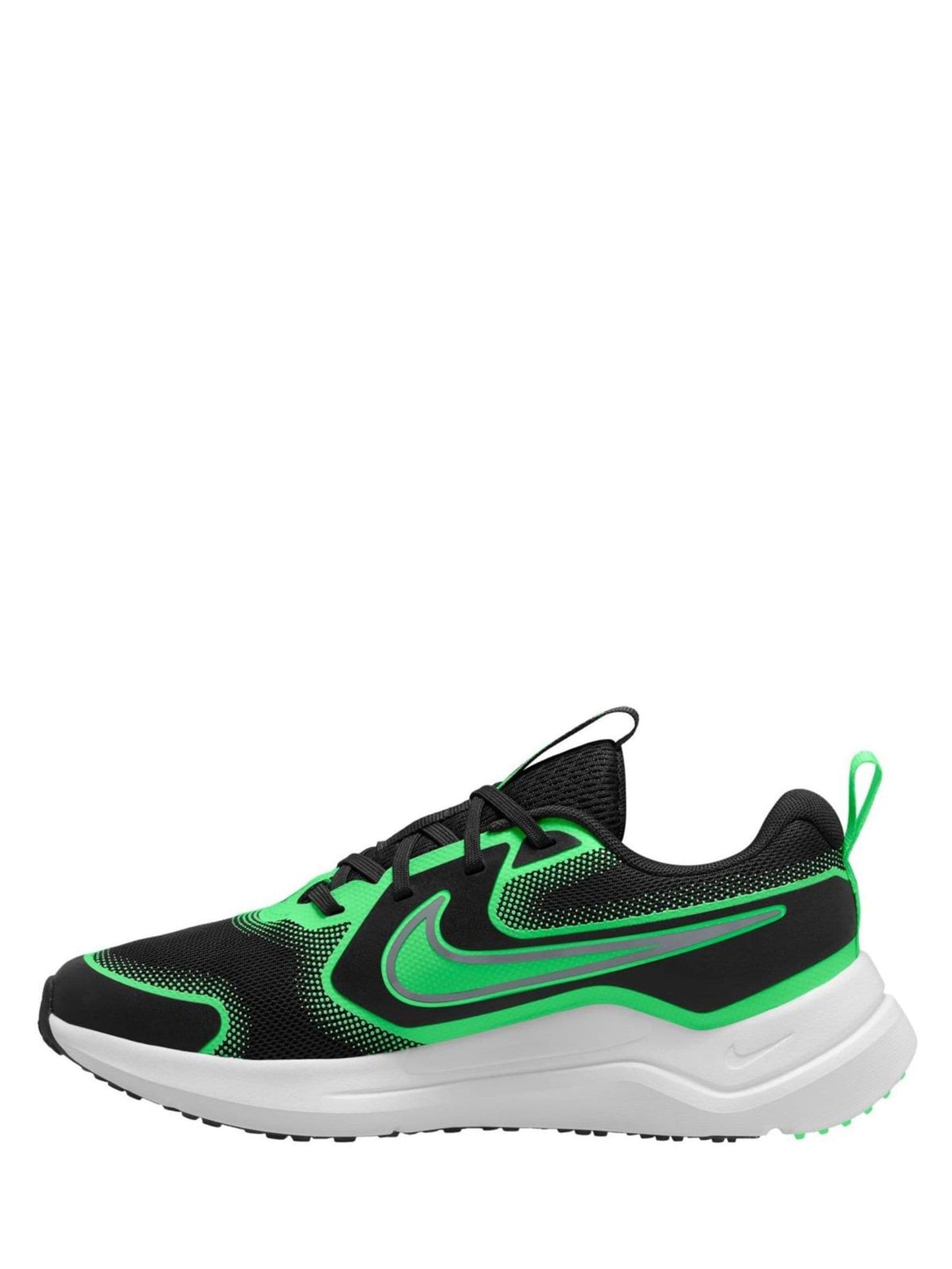 Nike Black/Illusion Green Youth Cosmic Running Trainers image 2