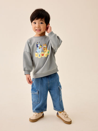 Dsiney Kidz - Grey Bluey Crew Sweatshirt (12mths-8yrs) image 2