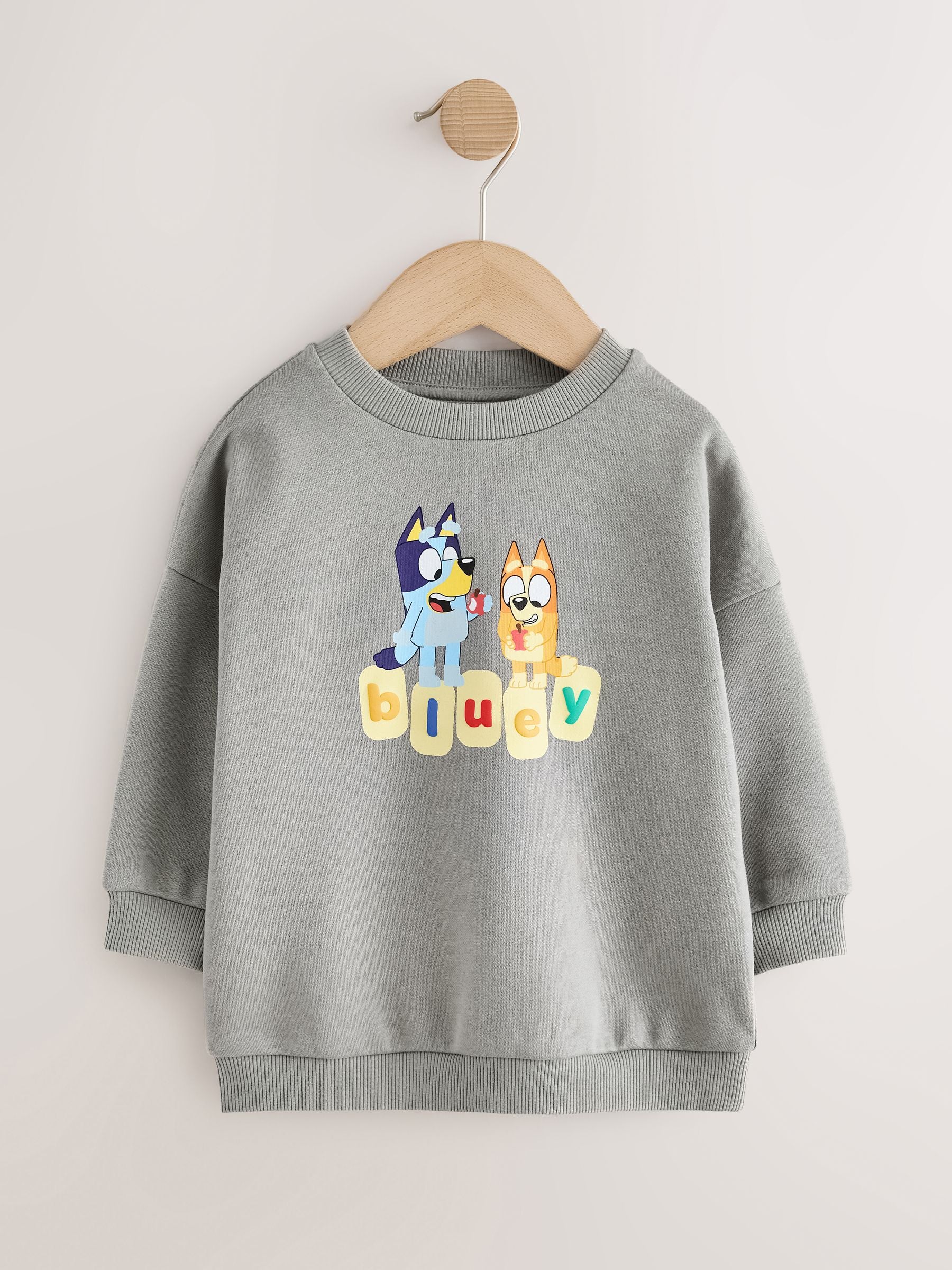 Dsiney Kidz - Grey Bluey Crew Sweatshirt (12mths-8yrs) image 5