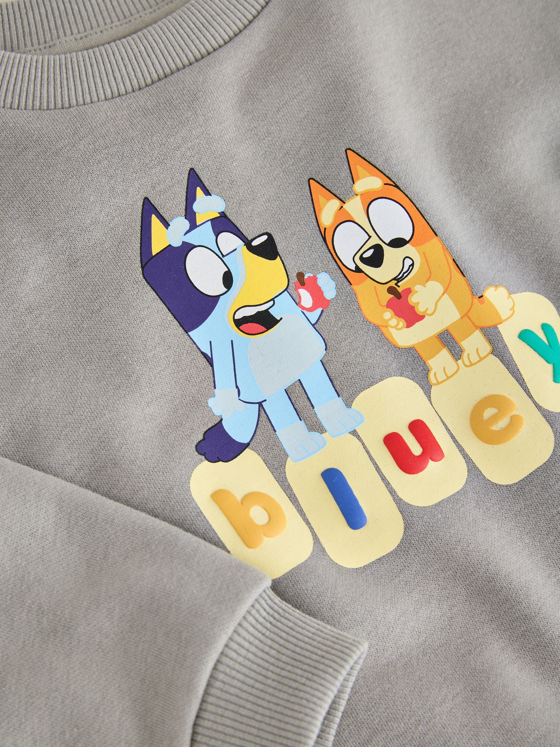 Dsiney Kidz - Grey Bluey Crew Sweatshirt (12mths-8yrs) image 8
