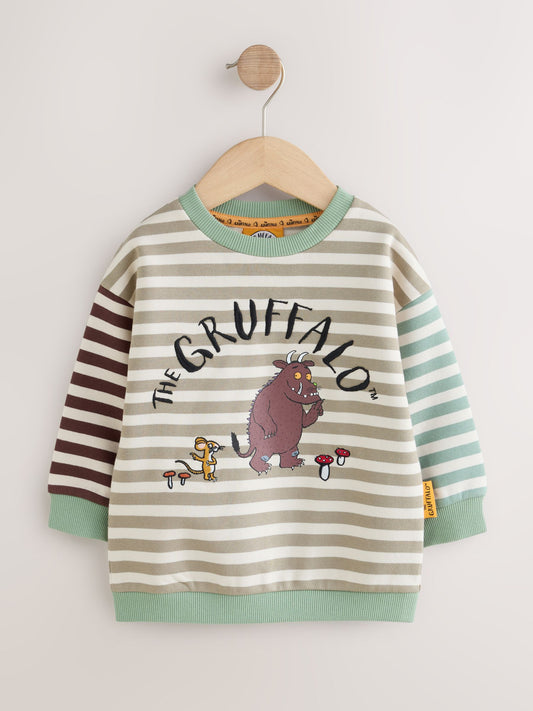Dsiney Kidz - Ecru Stripe Gruffalo Crew Neck Sweat Top (6mths-8yrs) image 1