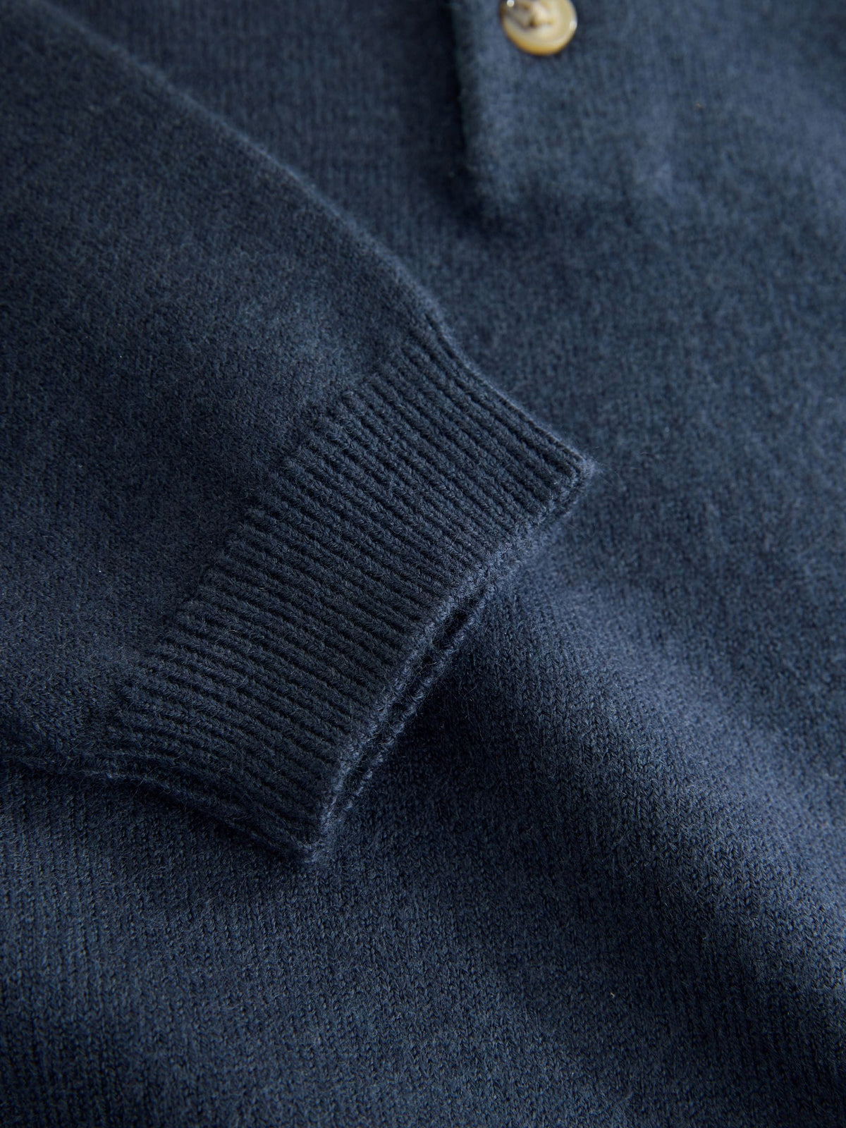 Dsiney Kidz - Navy Blue Contrast Collar Button Neck Knitted Polo Shirt (3mths-7yrs) image 7