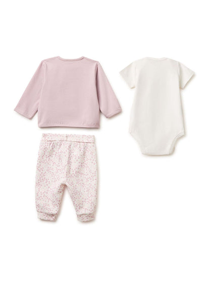 Benetton Nude Bunny Detail Top & Leggings Set 3 Piece image 2