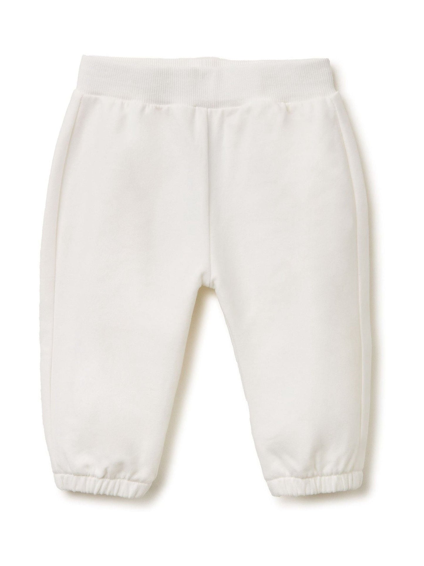 Benetton White Appliqué Animal Joggers image 2