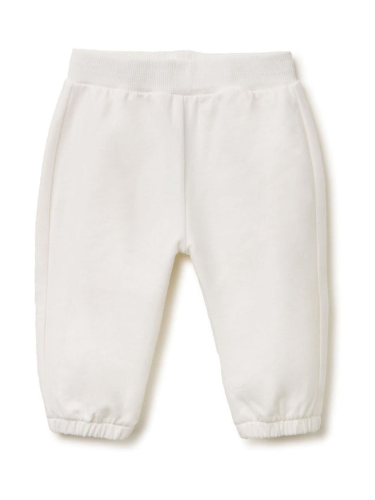 Benetton White Appliqué Animal Joggers image 2