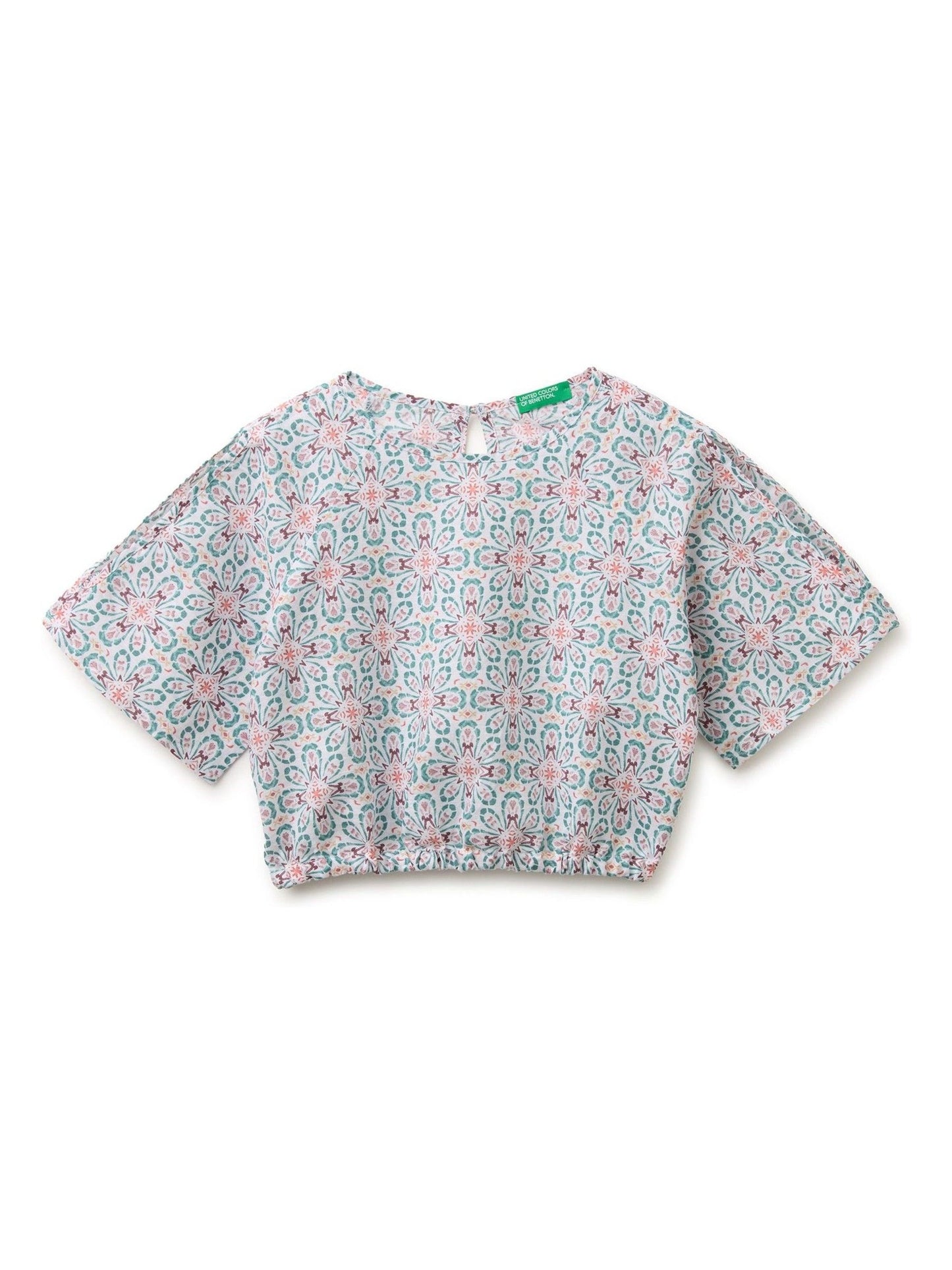 Dsiney Kidz - Benetton White All Over Print Blouse image 1