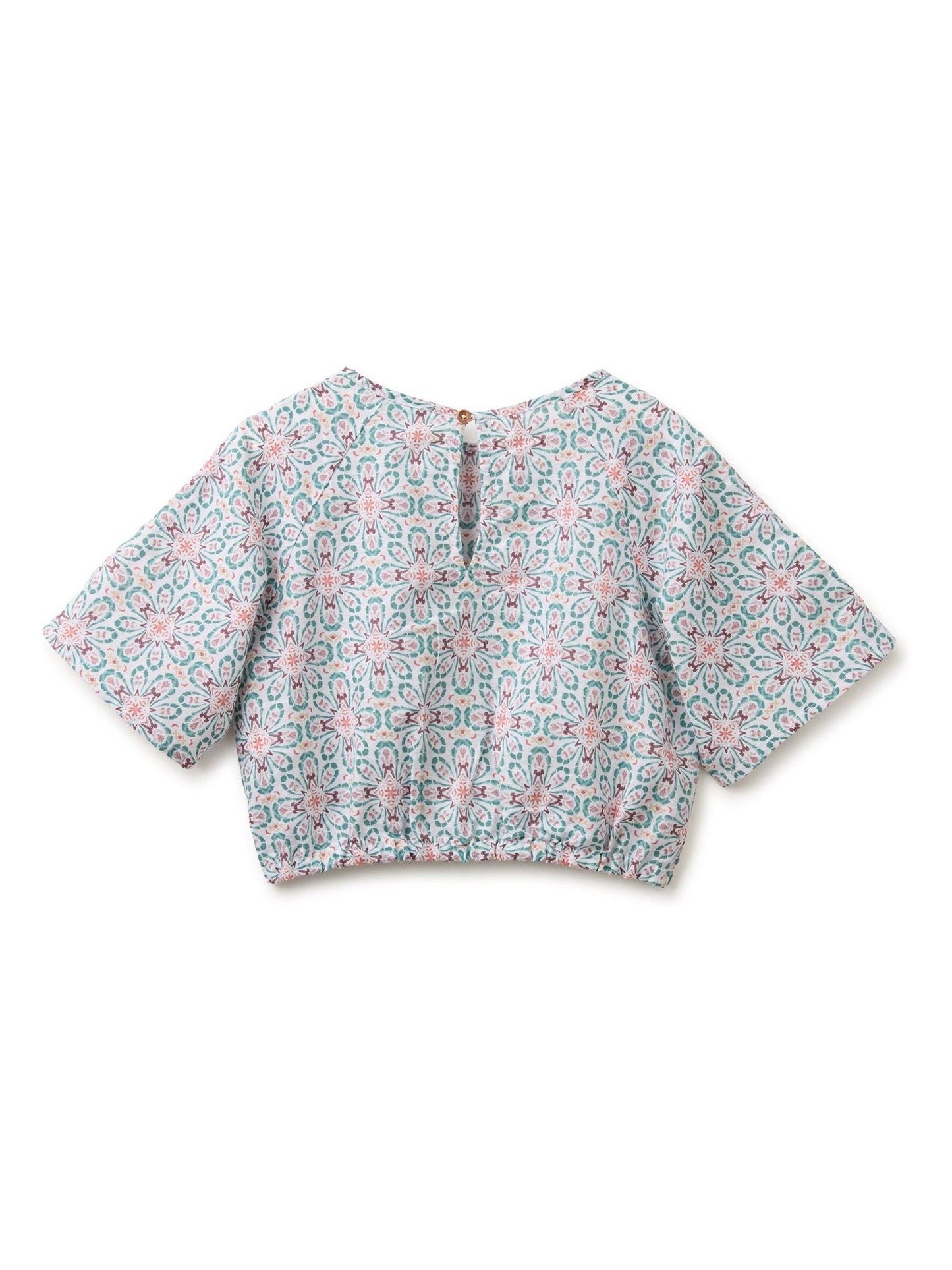 Dsiney Kidz - Benetton White All Over Print Blouse image 2