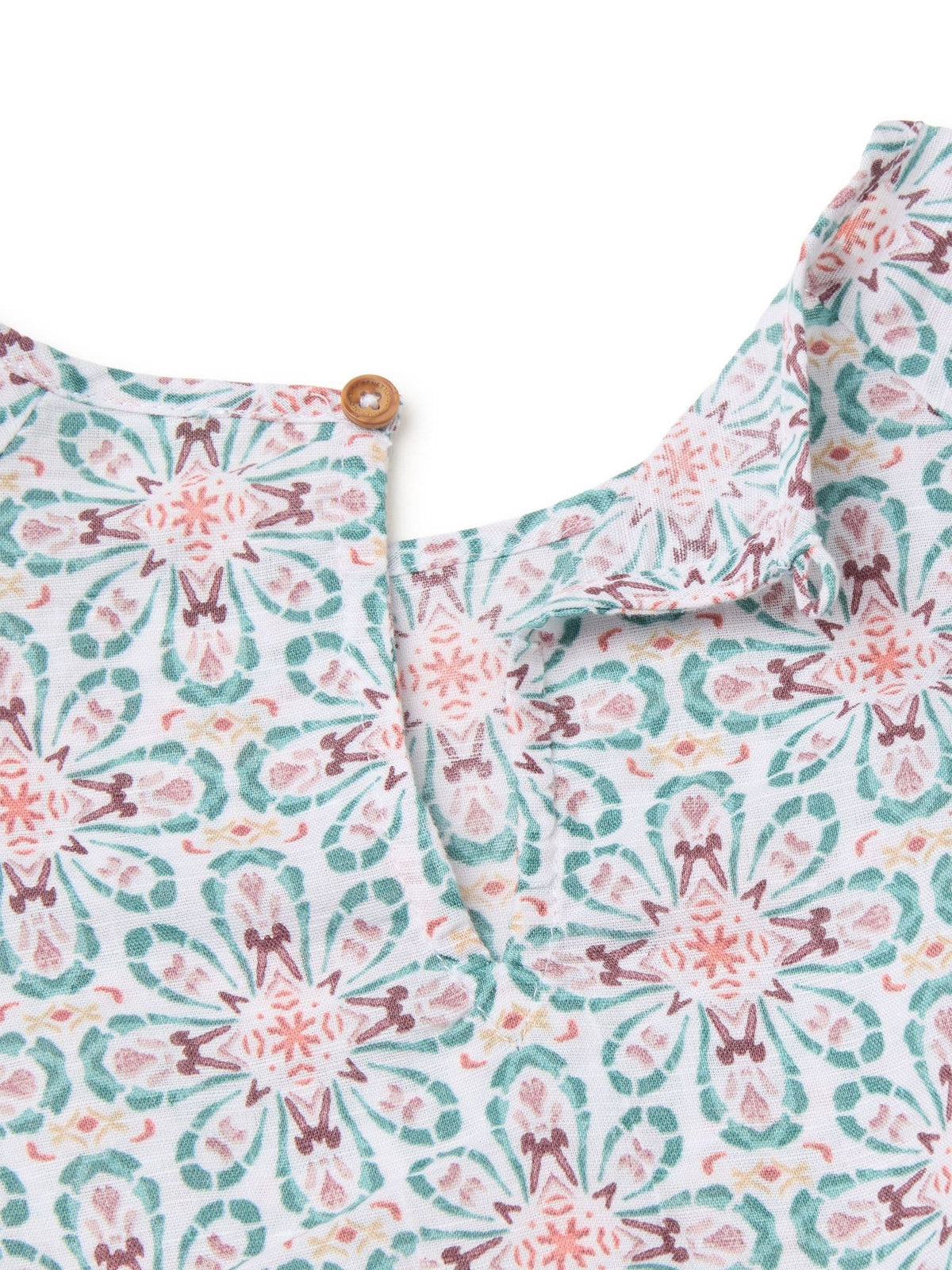 Dsiney Kidz - Benetton White All Over Print Blouse image 3