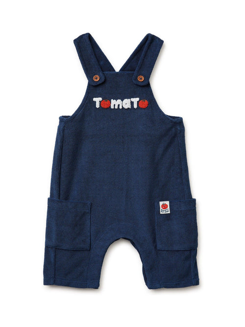 Benetton Blue Embroidered Dungarees image 1