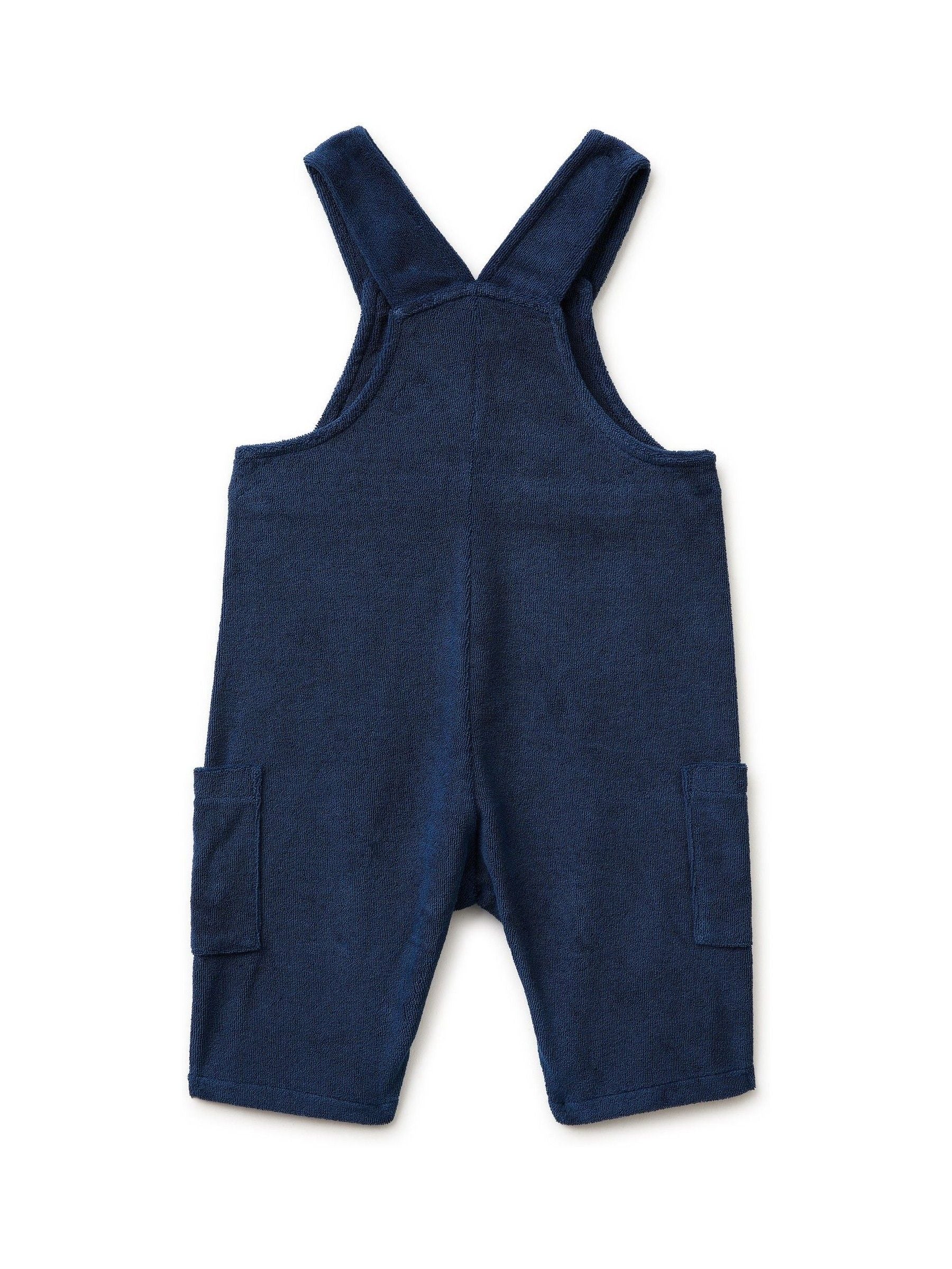 Benetton Blue Embroidered Dungarees image 2