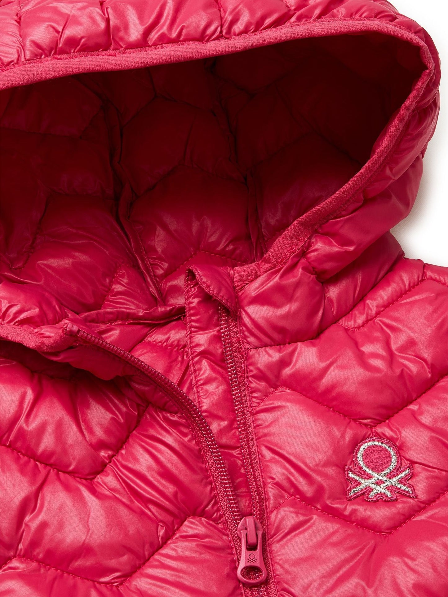Dsiney Kidz - Benetton Pink Light Puffer Jacket image 3