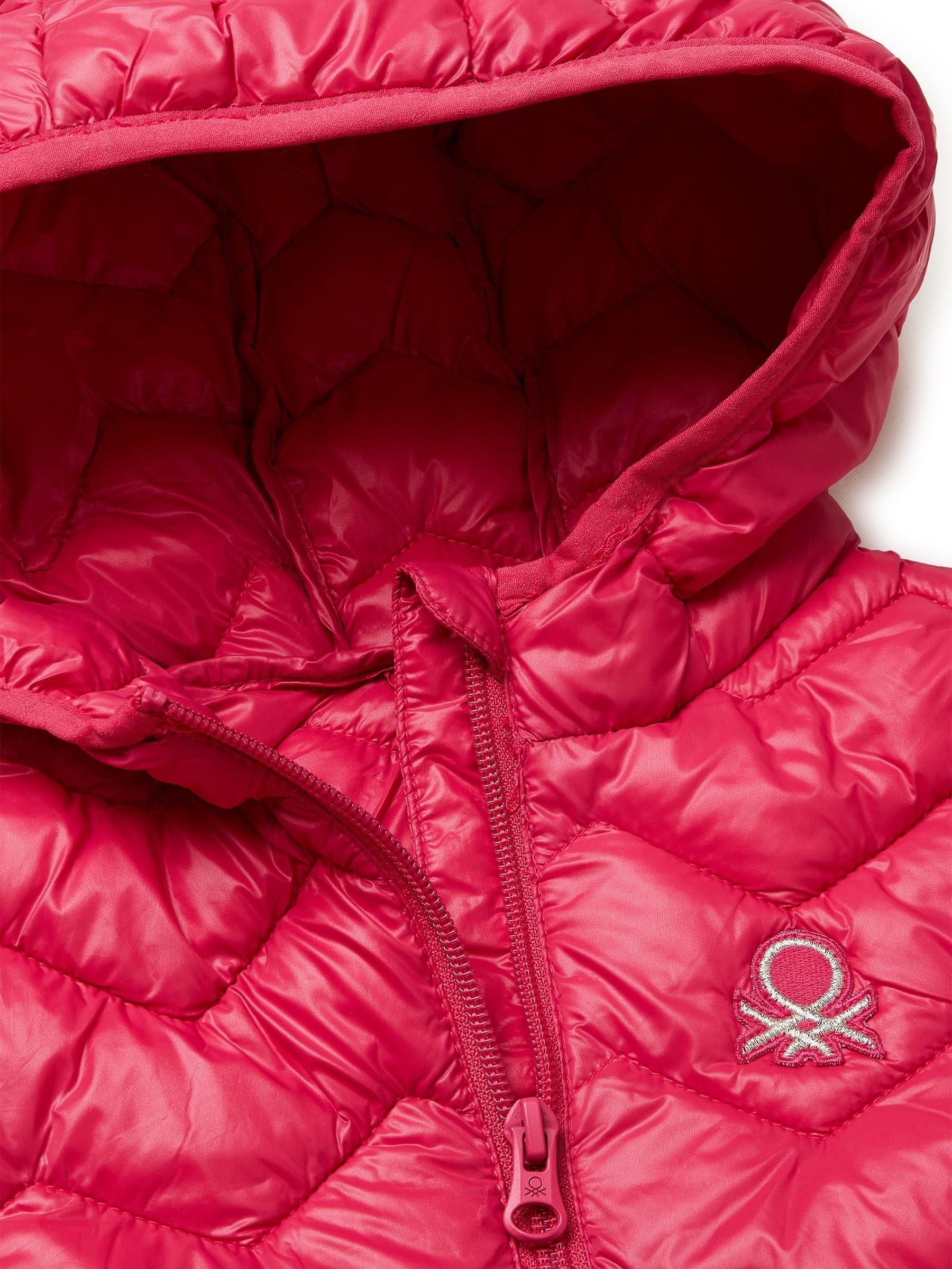 Dsiney Kidz - Benetton Pink Light Puffer Jacket image 3