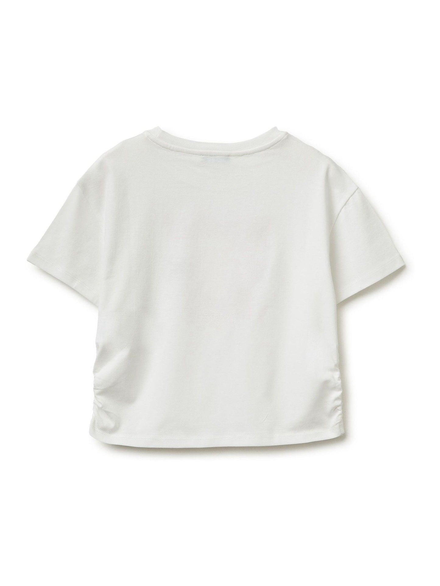 Dsiney Kidz - Benetton Cream Strawberry Print T-Shirt image 2