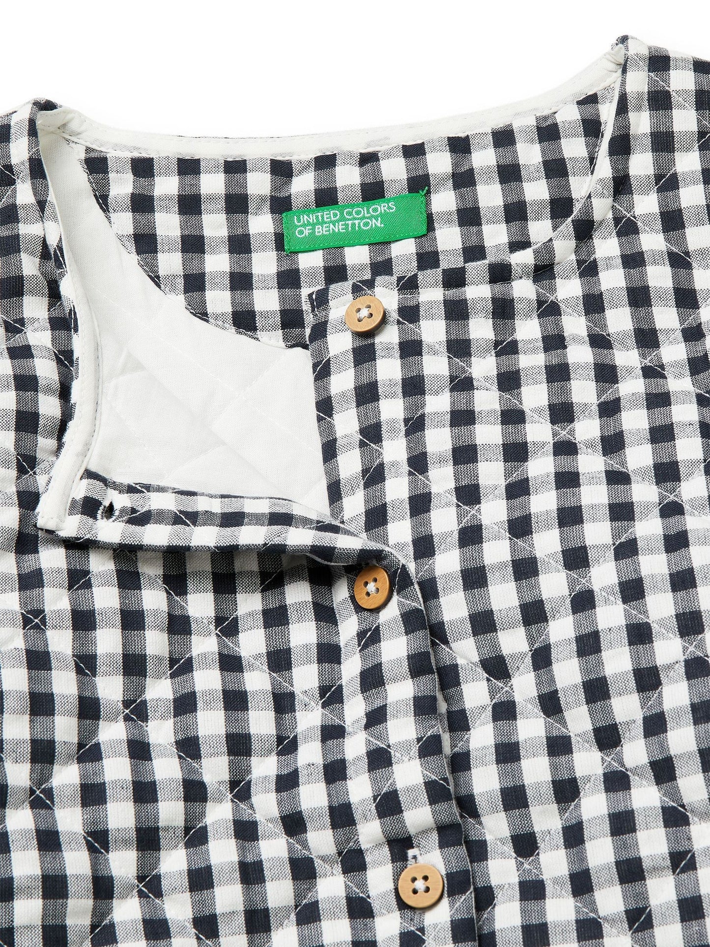 Dsiney Kidz - Benetton Black Gingham Jacket image 3