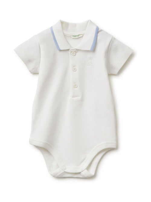 Dsiney Kidz - Benetton White Polo Neck Bodysuit image 1