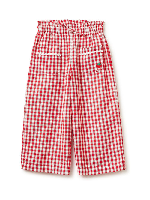 Benetton Red Gingham Trousers image 1